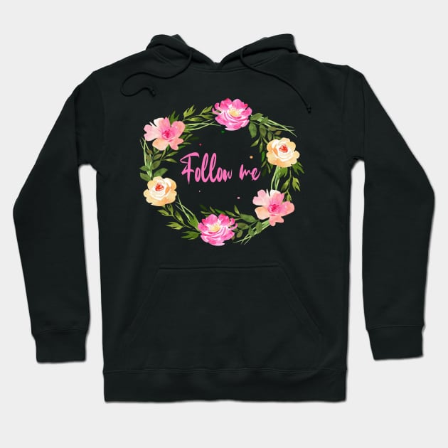 follow me Hoodie by Polli